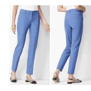 Talbots Pants Women's Size‎ 2 Blue Hampshire Ankle MSRP $109 NWT
